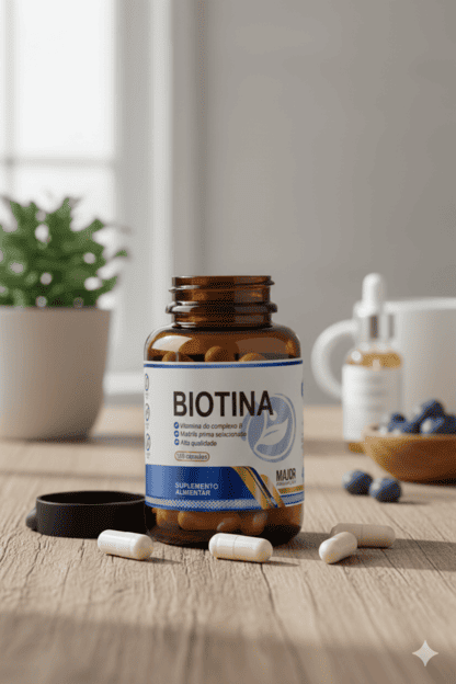 Biotina 120 cápsulas - Grupo Aura - Imagem 4