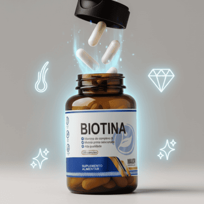 Biotina 120 cápsulas - Grupo Aura