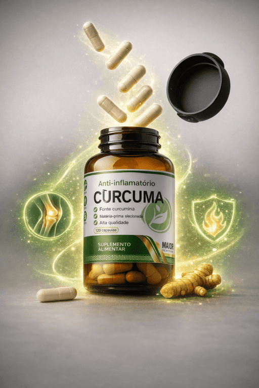 Curcuma 120 cápsulas - Grupo Aura