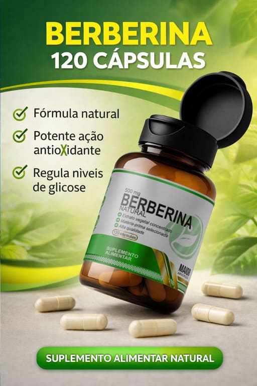Berberina 120 cápsulas - Grupo Aura - Imagem 3