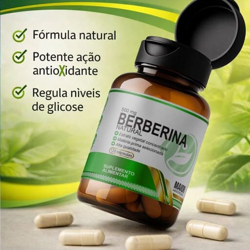 Berberina 120 cápsulas - Grupo Aura